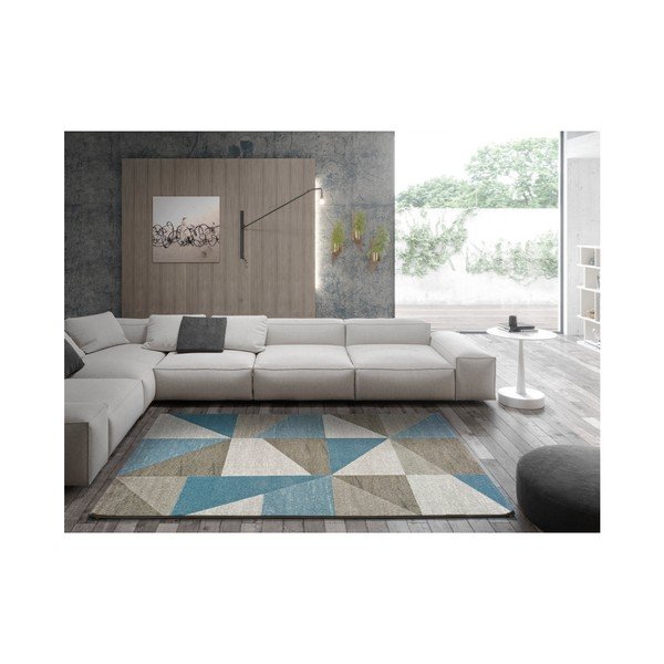 Килим, подходящ за употреба на открито Fusion Grisso Azul, 160 x 230 cm - Universal-image-1