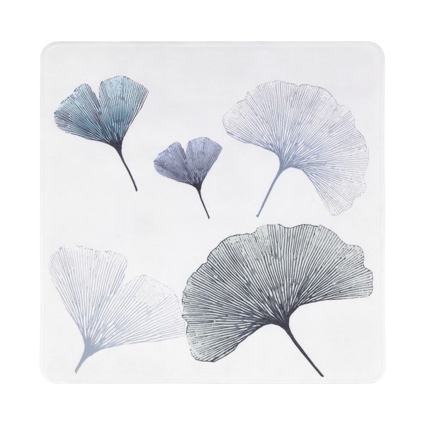 Бяло и синьо килимче за баня , 54 x 54 cm Ginkgo - Wenko-image-2