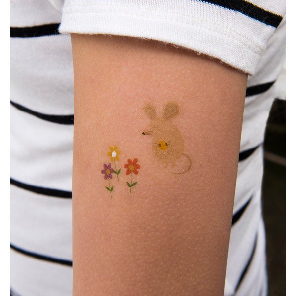 Комплект от 2 листа с временни татуировки Rusty And Friends Rusty and Friends - Rex London-image-1