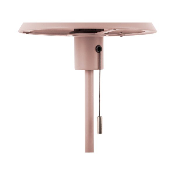 Светлорозова настолна лампа с метален абажур (височина 36 см) Офис Ретро - Leitmotiv-image-3