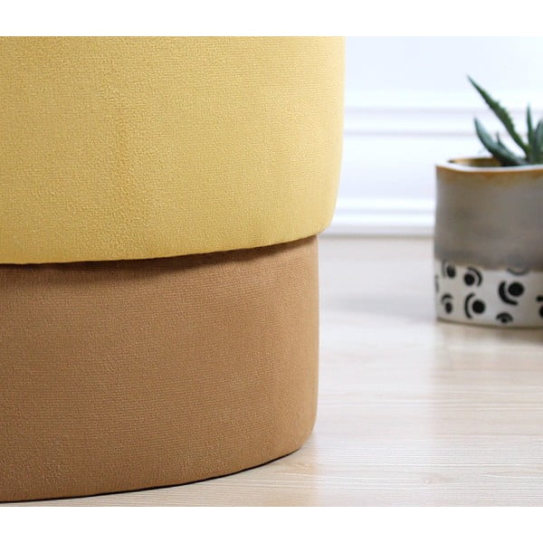 Жълта табуретка Ropp - Artie-image-1