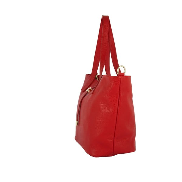 Kožená kabelka Andrea Cardone 2009 Red-image-1