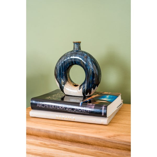 Черна керамична ваза Baldvin - Bloomingville-image-3