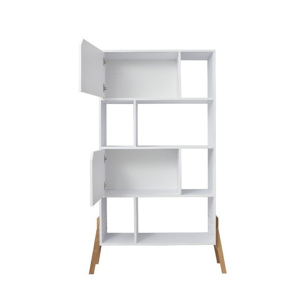 Дървена етажерка от бял дъб Lotta - BELLAMY-image-1