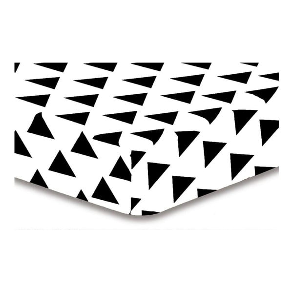 Чаршаф от микрофибър Hypnosis Triangles Elena, 100 x 200 cm - DecoKing