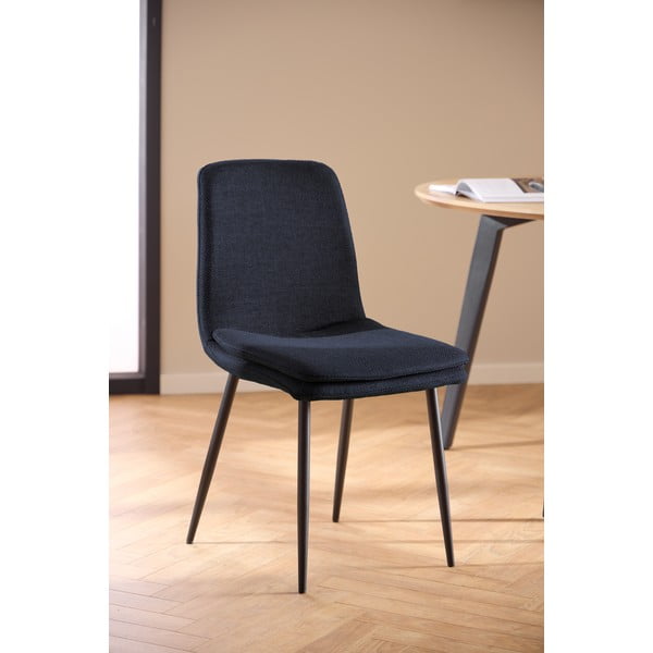 Тъмносин трапезен стол Becca – Actona-image-2