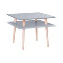 Тъмно сива масичка за кафе Квадрат, 55 x 55 cm - Ragaba