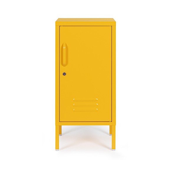 Жълто метално заключващ се шкафче 35x76x40 cm Cambridge – Yes Everyday