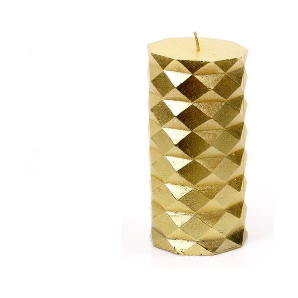 Свещ в златист цвят Unimasa Fashion, височина 13,8 cm - Casa Selección