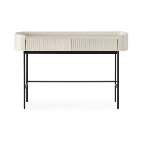 Кремава конзолна маса 40x120 cm Willa – MOME