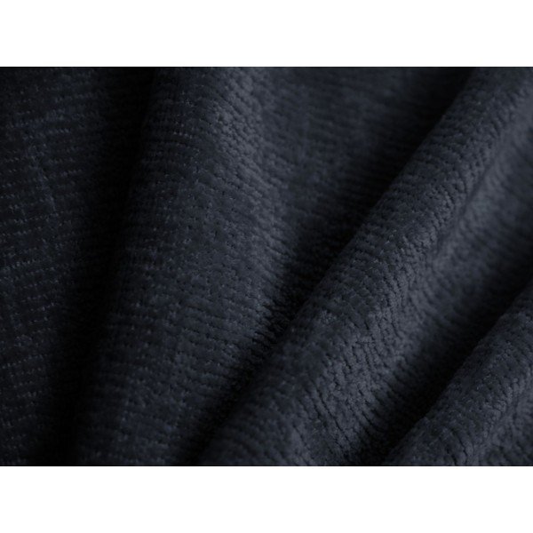 Тъмносиньо единично легло 90x200 cm тапицирано с място за съхранение с включена подматрачна рамка Lupine – Micadoni -image-4