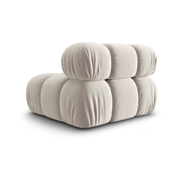 Бежов кадифен модул за диван (среден модул) Bellis – Micadoni -image-4