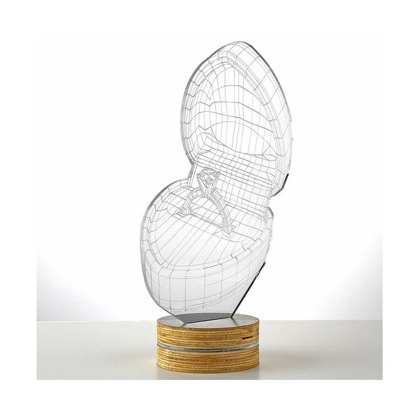 3D stolní lampa Marry me-image-1