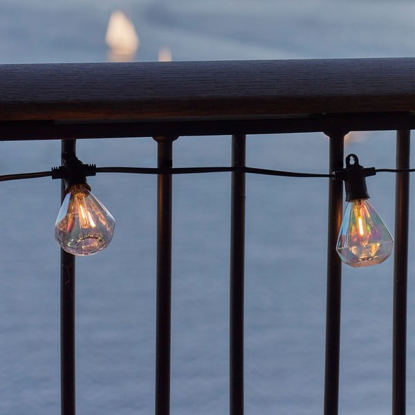 Светлинна верига с 10 броя крушки за контакт със соларен панел, дължина 300 cm Marcus – Sirius-image-2