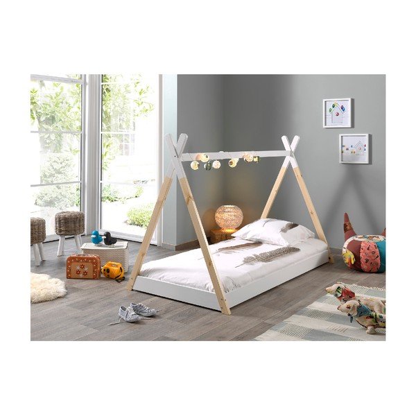 Бяло детско легло , 90 x 200 cm Tipi - Vipack-image-2
