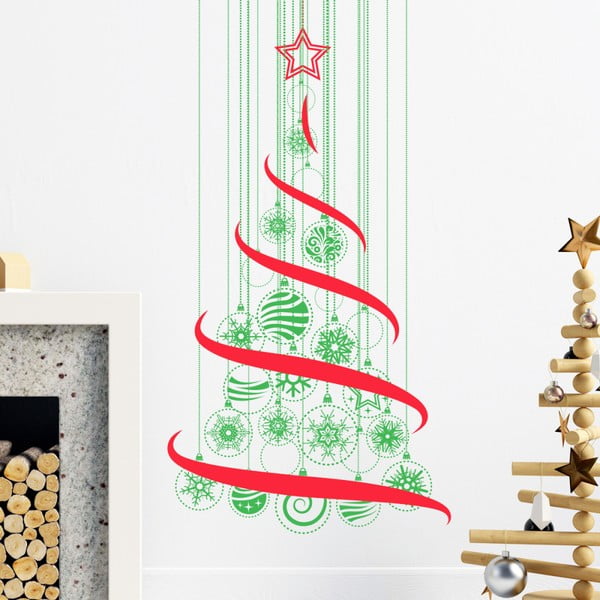 Коледен стикер Коледен въздух, 115 x 60 cm - Ambiance