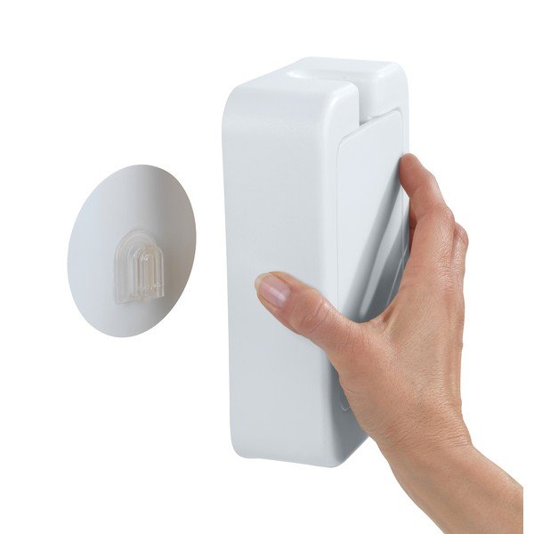 Бяла четка за тоалетна, монтирана на стената Osimo - Wenko-image-3