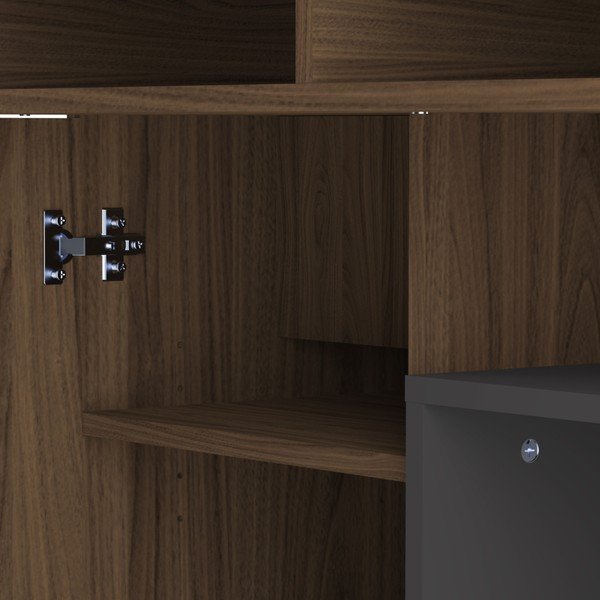 Tmavě hnědý barový stolek Symbiosis Bar-image-1