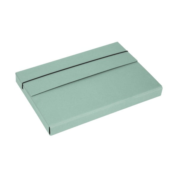 Зелен картонен органайзер Olof Canvas Paper Laminate – Bigso-image-2