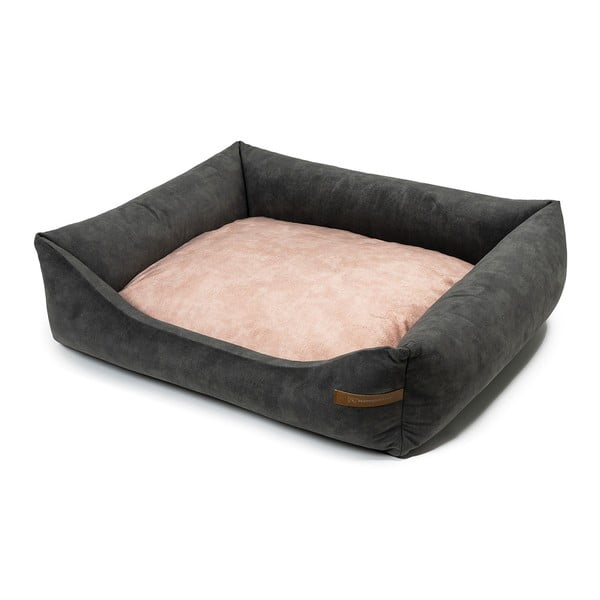 Розово/тъмносиво легло за кучета 55x65 cm SoftBED Eco S – Rexproduct