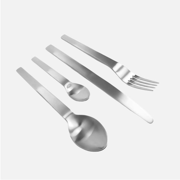 Прибори за хранене от неръждаема стомана в сребрист цвят 24 бр. Boldi – FABINI-image-3