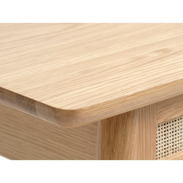 Конзолна маса с дъбов плот в естествен цвят 40x110 cm Barrali – Unique Furniture-image-4