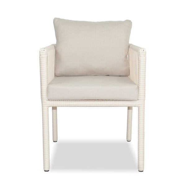 Бежов градински комплект за хранене от изкуствен ратан за 6 души Vera 150 – Floriane Garden-image-1