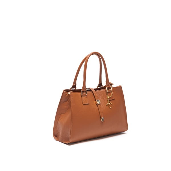Kožená kabelka Elegant 1078 Cognac-image-2
