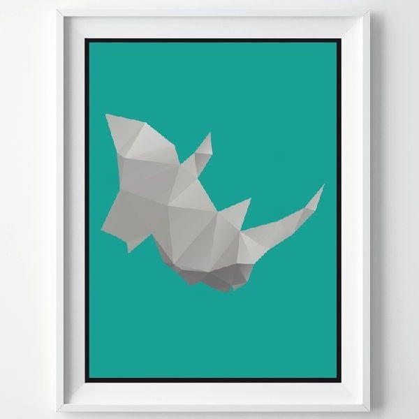 Plakát Rhino, A3