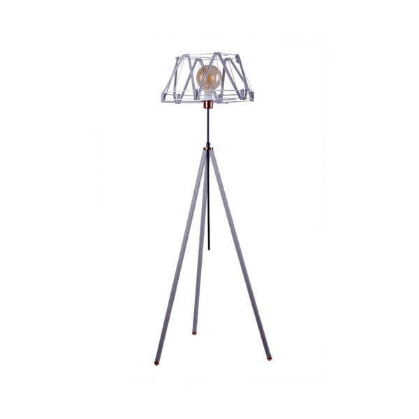 Бяла подова лампа Emma, височина 150 cm - Unknown
