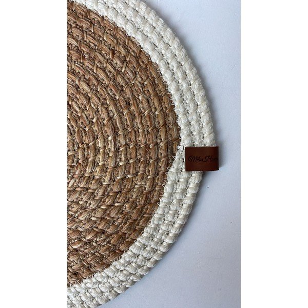 Подложка за хранене от юта ø 33 cm Wicker – Mila Home Luxury-image-3