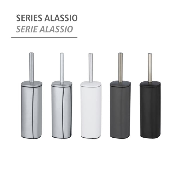 Четка за тоалетна в сребрист цвят Alassio - Wenko-image-4