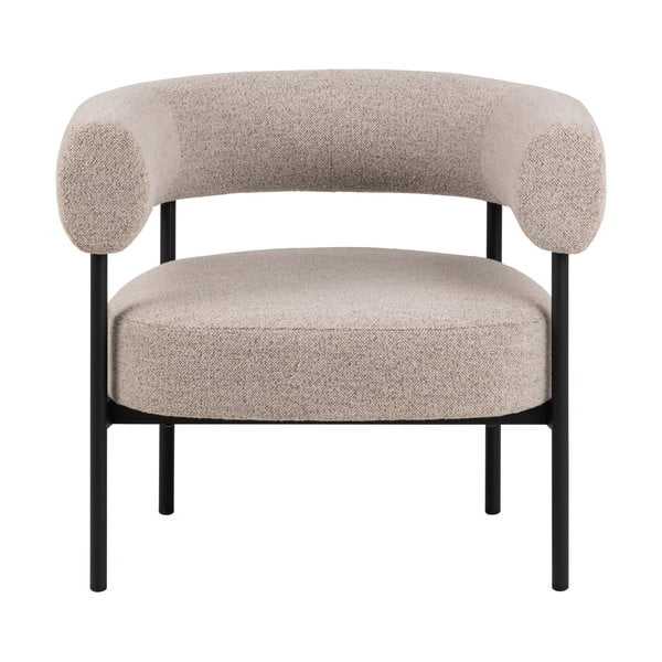 Бежово кресло от прежда с примки от букле Oakfield – Actona-image-2