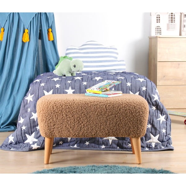 Кафяв детски пуф Moouv – Artie-image-4