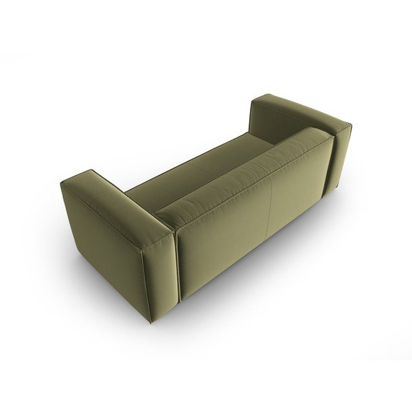 Зелен кадифен диван 200 cm Mackay – Cosmopolitan Design-image-3