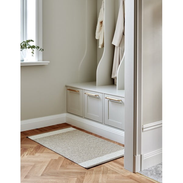 Бежов килим за открито и закрито 60x85 cm Edit Mud Vanilla – Pappelina-image-1