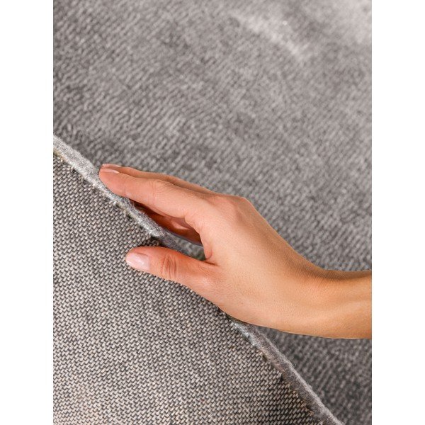 Сив ръчно изработен кръгъл килим със смес от вълна ø 160 cm Kari Organic – Villeroy&Boch-image-4