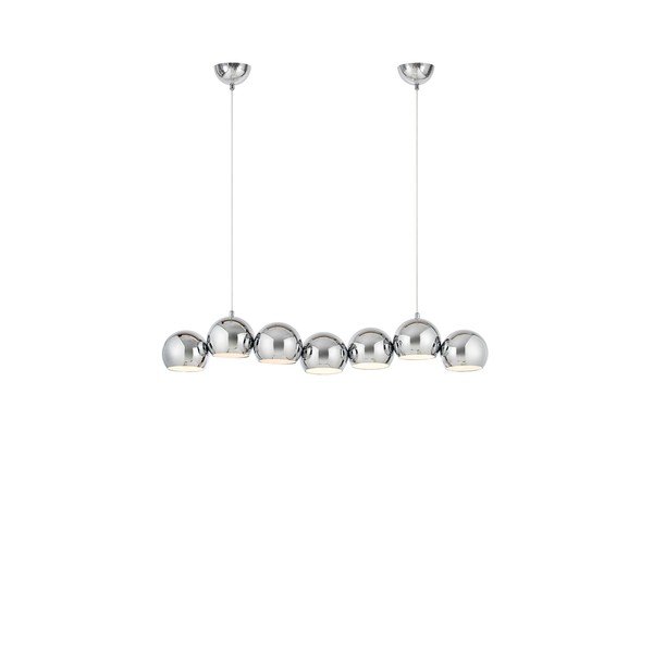 Метално висящо осветително тяло в сребрист цвят с метален абажур Cupolo – Markslöjd