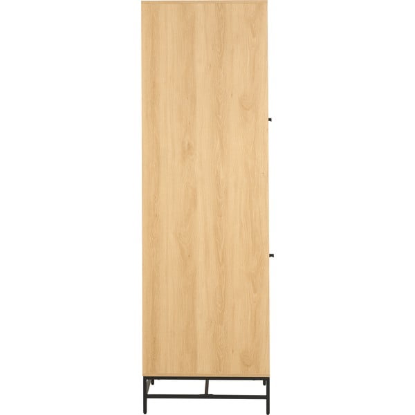 Гардероб от дъбов декор  в естествен цвят 51x200x60 cm Albany  – Actona-image-3