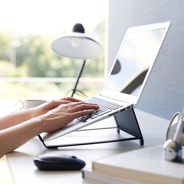 Черна метална стойка за лаптоп Tower – YAMAZAKI-image-4