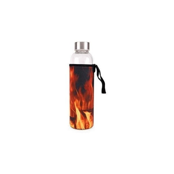 Стъклена бутилка за вода с огнеупорна обвивка, 600 ml - Kikkerland