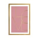 Картина в рамка , 40 x 60 cm Golden Love - Velvet Atelier