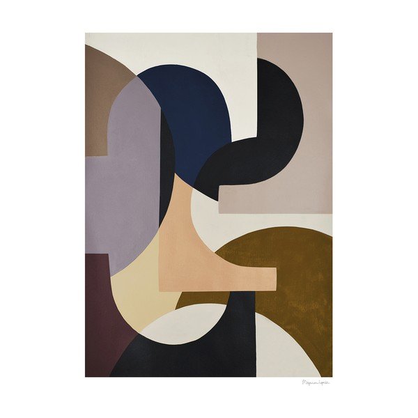 Постер 50x70 cm Rosa – Berit Mogensen Lopez – The Poster Club