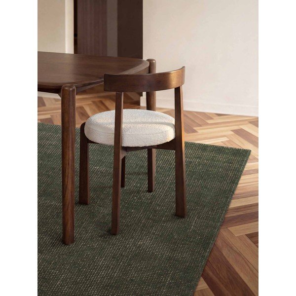 Тъмнозелен ръчно изработен вълнен килим 160x230 cm Greenwich – Ted Baker-image-1