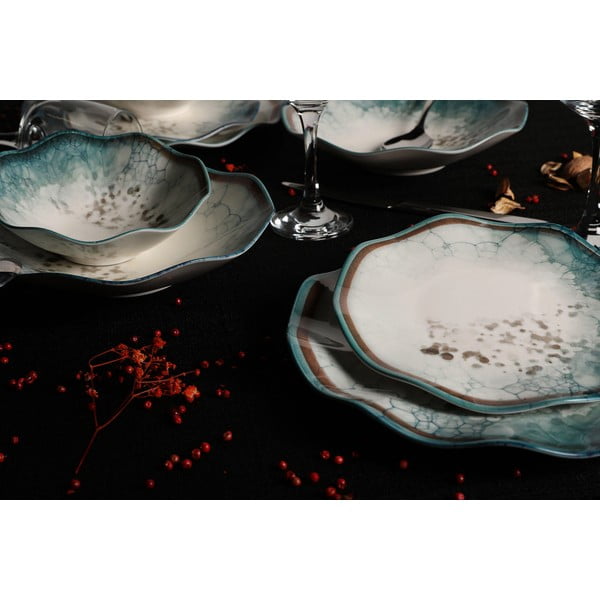 Комплект за хранене от порцелан 24 бр. - Hermia-image-2