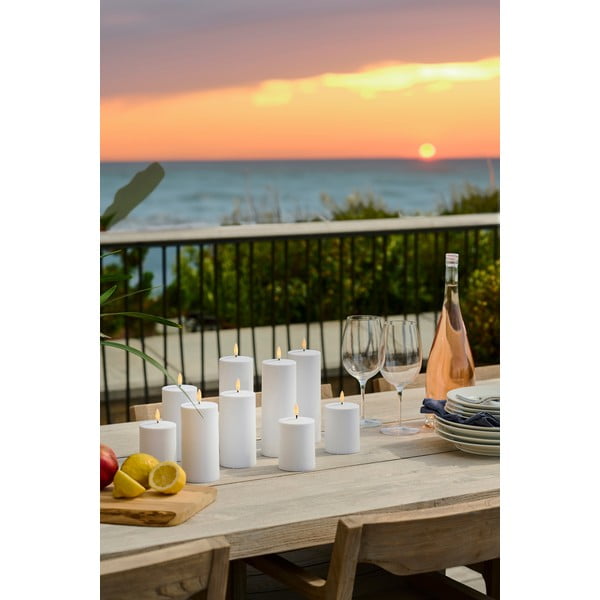 Екстериорна LED свещ със соларен панел (височина 20 cm) Sille – Sirius-image-1