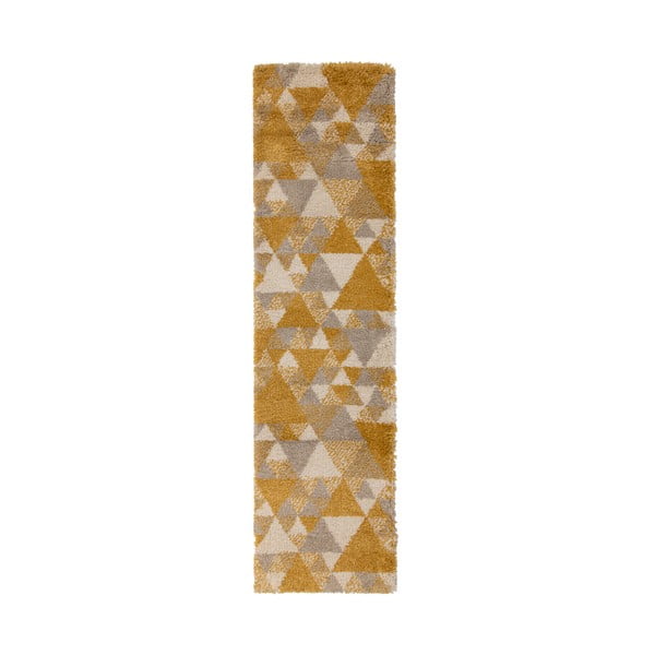 Оранжев и бежов килим , 60 x 230 cm Nuru - Flair Rugs