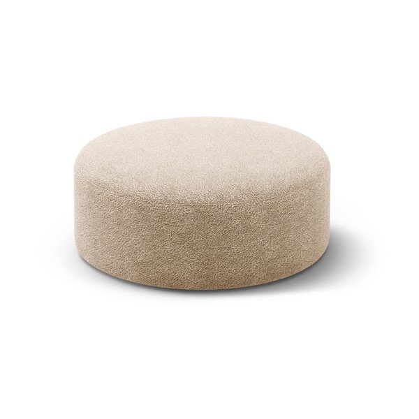 Светлокафява табуретка от букле Dia – Micadoni 