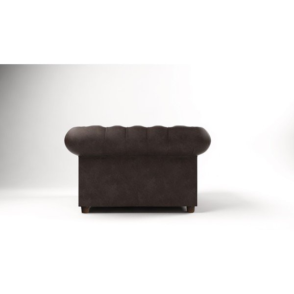 Тъмнокафяво кадифено кресло Cambridge - Ropez-image-3