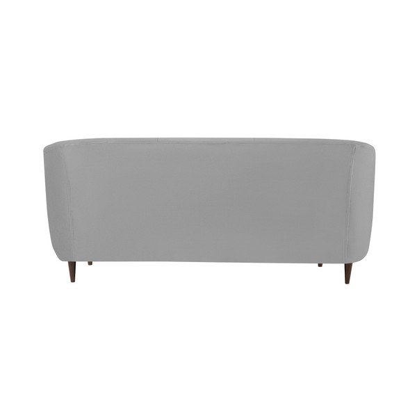 Šedá sametová pohovka Kooko Home Glam, 175 cm-image-1